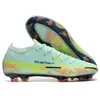 Erkek Futbol Futbol Ayakkabıları Phantom GT II 2 GT2 Elite FG Ultra Venom FG First Boys Boots Cleats Boyut 39-45