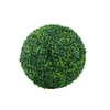 Flores decorativas coronas de bola artificial Efecto de hoja colgante decoración de hierba verde bricol