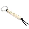 Aangepaste sleutelring gepersonaliseerde sleutelhanger sleutelhanger hout xmas bagpack tag gunst