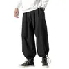 Design Drawstring Harem Men Baggy Jogging Japanese Style Male Crotch Wide Leg Pants Casual Loose Trousers 220629