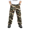 Camouflage Camo Cargo Pants Men Casual Cotton Multi Pocket Long Trousers Hip Hop Joggers Urban Overalls Military Tactical Pants 220713