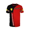 T-Shirts Neues F1 Red Team T-Shirt Männer Extremsport Rennanzug Harajuku Street Fashion Formel 1 Übergroße T-Shirts Designer Luxus Tops Typ 100-6XL V5ym