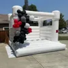 White Bounce House Commerciale Il più popolare PVC Gonfiabile per matrimoni Castello gonfiabile / Letto da salto / Buttafuori con aeratore Per feste ed eventi spedizione aerea gratuita