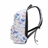 School Bags Little Girl Backpack Waterproof Nylon Backpacks Printed Butterfly Student Bag 3-12 Years Large Capacity Children