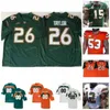 Nik1 Miami Hurricanes Fußballtrikot NCAA College Reginald Wayne Michael Irvin Mark Walton Clive Walford Vernon Carey Jr. THE ROCK Testaverde