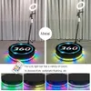 100cm 360 Photo Booth Stage Lighting Machine tournante pour les événements avec personnalisation gratuite du logo Contrôle de rotation automatique Fêtes de mariage 360 Video Booth