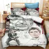 Conjuntos de cama Phechion Scarface 3D Conjunto de edredão Tampas de edredão Fronhas de travesseiros de uma peça de cama de cama de cama k206bedding