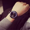 Orologi da polso Orologi da uomo di moda Orologio touch screen a LED Modello di albero unico Fresco semplice quadrante nero Orologio elettronico da 60 luci blu Orologio da polso