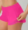 Verão respirável secagem rápida esportes ty shorts women039s cor sólida bolso correndo calças de fitness princesa roupas esportivas g8751129