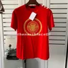 22SS Designer Letter Printed T Shirts TEE Fashion High Street krótkie rękawy Letnie swoboda koszulka oddychająca mężczyzn Kobiety Załoga szyi