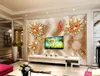 Sfondi stereoscopici di lusso europeo di alta qualità 3d sfondi stereoscopici per pareti da parete caffè soggiorno camera da letto da camera da letto stampata foto papier peint murale TV sfondo
