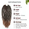 18" Passion Twists Hair Long Passion Twist Pre Twisted Curly Ombre Color Crochet Braid Hair Extensions