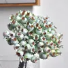 Decorative Flowers & Wreaths 5Pcs/Bouquet Silicone Rosehip Blueberry Artificial Flower Hight Quality Fake Plant For Patry Wedding Home El Ta