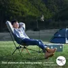 Mobilier de Camp chaise haute pliante Portable Camping en plein air lune tabouret pliable pour randonnée pique-nique chaises siège outils