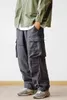 Xxstore Marchio di moda giapponese Tubo dritto Tuta cargo lavata allentata Pantaloni casual da uomo Yu Wenleqiu
