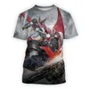 Oversized t -shirt Mazinger Z anime film robot streetwear 3d print t -shirt heren heren korte mouw tops casual streetwear 220524