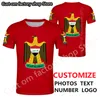 العراق T Shirt DIY مجاني مخصص رقم اسم IRQ تي شيرت الأمة العلم IQ البلد جمهورية الإسلام العربية الطباعة العرب بو الملابس 220609