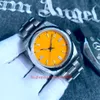 Nova versão de alta qualidade Relógios masculinos automáticos de 41mm prateado black amarelo azul mostrador 124300 pulseira de aço inoxidável ETA 2813 MOVIME