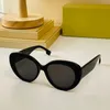 Vintage Brown Shaded Oval Sunglasses Mask 4298 Thick Frame Fashion Catwalk Eyewear Oculos De Sol Women Mirror small Sun Glasses Fashion Brand Designer with Box