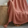 Nordic simple fleece Blankets Knitted ball Warm Soft Scarf Shawl Portable spring 130x170cm Sofa Bed office throws blankets for women fringe throw blanket vintage