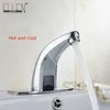 Heiße und kalte automatische Hände berührungslose Sensor-Hahn-Badezimmer-Wannen-Hahn-Badezimmer-Wasserhahn-Wasser-Mischer-Kran FYG334 T200107