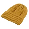 Casual Women Hats Rabbit Wool Knitted Hats Autumn Winter Brand New Fold Thick 2020 Knitted Girls Skullies Hats ZZ-334 J220722