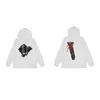 Mens Big V Hip Hop Stylist Hoodies High Quality Long Sleeve Vlones Hoodie Men Women Sweatshirts Ow of Pa White Essential Fleece Hoodies