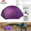 Naturehike Mongar 2 человека для кемпинга палатка 20D Нейлоновая ткань Двухслойная водонепроницаем