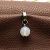 Dangle & Chandelier Game Genshin Impact Stud Earring Jewelry White Black Agate Ball Earrings Handmade Gifts For FansDangle