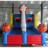 Free Ship Outdoor Activities carnival rental 4x3m inflatable basketball shooting game for sale