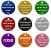 1 pz Pet dog ID tag collare Incisione personalizzata gratuita targhette identificative per animali domestici Identificazione del cane in alluminio nome personalizzato indirizzo telefono 220610
