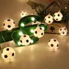 Strings LED Soccer Balls String Lights 10 Football Garland Bedroom Home Wedding Party Christmas Decorative For Bar ClubLED