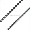 Correntes Jewels Conclus￵es Componentes 5 m/lote Gold/Bronze Chain de colar com materiais DIY suprimentos artesanais 1586 Q2 Drop deliv