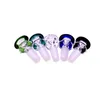 Glass Smoking Bowl 14mm 18mm Male/Female Bowls Joints With Thick Round With Rod Handle For Bong Hookah Water Pipe