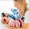 Baby Fruit Print Printdle Overband Набор новорожденных Tie-Dye Wraps Одеял для волос Костюм для волос Костюм Малыш Платеж для Ванны Полотенца Младенческие Одели Постельное белье Коляска Крышка B8029