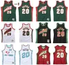 ステッチされたゲイリーペイトンバスケットボールジャージーS-6XLミッチェルネス1994-95 95-96 99-00メッシュハードウッドクラシックレトロバージョン男性女性ユースジャージ