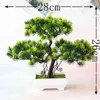 Green Artificial Pine Tree Monstera Persian Grass Eucalyptus Plants Bonsai Home Accessories Bedroom Living Room Decor Fake Plant