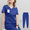 YL037 Womens Clothing Royal Blue Operationssaal Hand Wash Set Labor Greys Uniformes Anatomie Seal Healthcare Protective Workwear Medestudent Medecine Zahnheilkunde