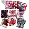 8style Brand Desinger Letters Print Bags Scarves Accessories Silk Handle Gloves Wraps Muffler Wallet Purse Handbag Women Bag Paris Tote Luggage