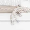 Avondtas glanzende diamant crossbody tassen vrouwen ontwerper chic kristal strass rhinestone geweven schouderband vierkante portefeuilles topkwaliteit portemonnee 20220607