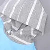 Zestawy odzieżowe 2PCS Born Spring Spring Autumn Bluzy Ubrania odzieży potu maluch bawełniane paski patchwork niemowlę dzieci unisex stroje