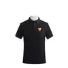 Sevilla FC Polos masculinos e femininos de alta qualidade, camisa de algodão penteado com contas duplas, cor sólida, camiseta casual para torcedores
