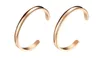 Zestaw biżuterii dla kobiet 585 Rose Gold Bransoletka Zestaw Zestaw podwójnego krawężnika kubańskiego tkającego Bismark Hurtowa biżuteria KCS04