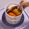 DAEWOO Portable Mini Washing Machines Cleaner 6L Foldable Underwear Cleaning Appliances Automatic Heating Ozone Sterilization For Home