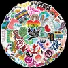 50 adet/takım posteri Küçük su geçirmez Kaykay çıkartmalar dünya barış el kitabı dizüstü dizüstü şişe Kask araba sticker PVC Gitar Çıkartmaları