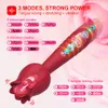 Rose Licking Vibrators for Women Telescopic Dildos Vibrador Feminino Clitoris Stimulator Powerful Vibrator sexy Toys Adult 18