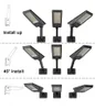 98led solar street light high brightness 3 mode motion sensor solar garden lamp wall lamps 5000mah big battery