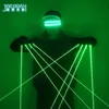 2022 Laser Pointer New High Quality Green Lasers Gloves Concert Bar Show Glowing Costumes Prop Party DJ Singer Dancing Lighted Gloves