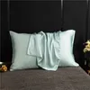 Natural case Solid Color lope Bedding Sleeping Real Silk Pillow Case Cover 220616