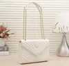2022 luxury handbag shoulder bag women bags brand LOULOU Y-shaped designer seam leather ladies metal Chain high quality clamshell messenger gift box wholesale 051